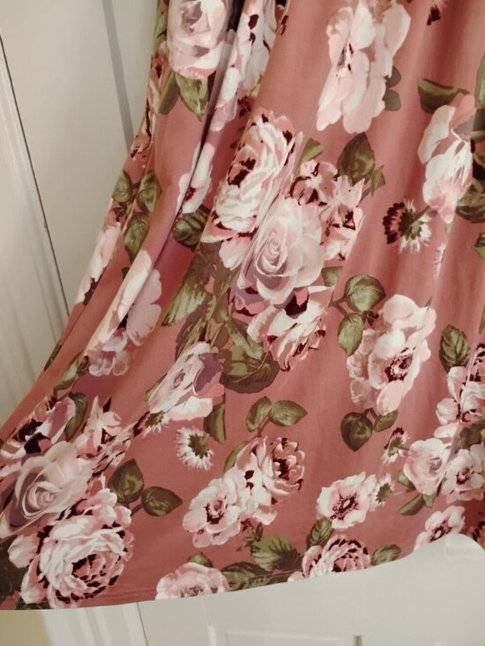Reb and J Bell Sleeve Floral Knit Dress - Picture 4 of 6
